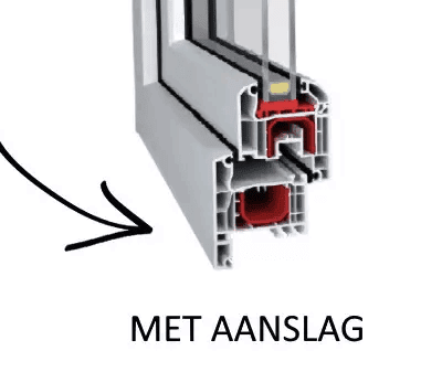 Verkeerd ingemeten kunststof deur met kozijn | 920x2090