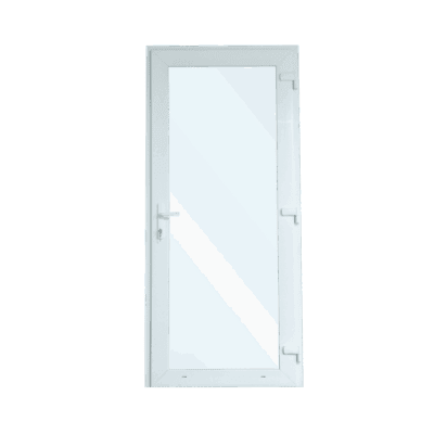 Kunststof Deur met Kozijn - Volledig Glas