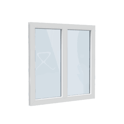 vast-vast kunststof kozijn