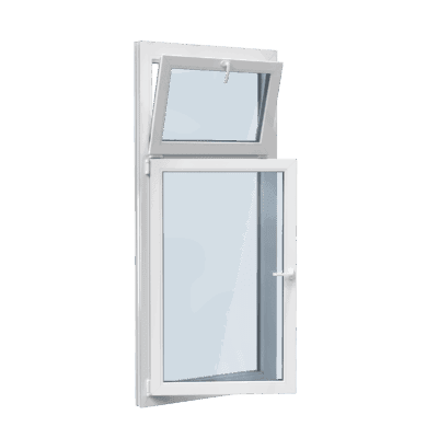 draaikiep kunststof kozijn met kiep bovenraam (1)