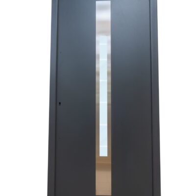 Antraciet Aluminium Voordeur met Kunststof Kern (uitlopend)