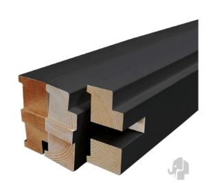 grenen-montagekozijn-zwart