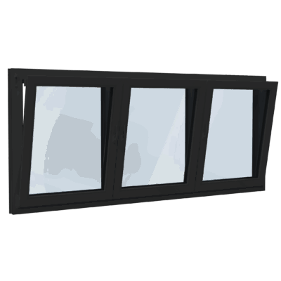 Draaikiep-draaikiep-draaikiep aluminium kozijn