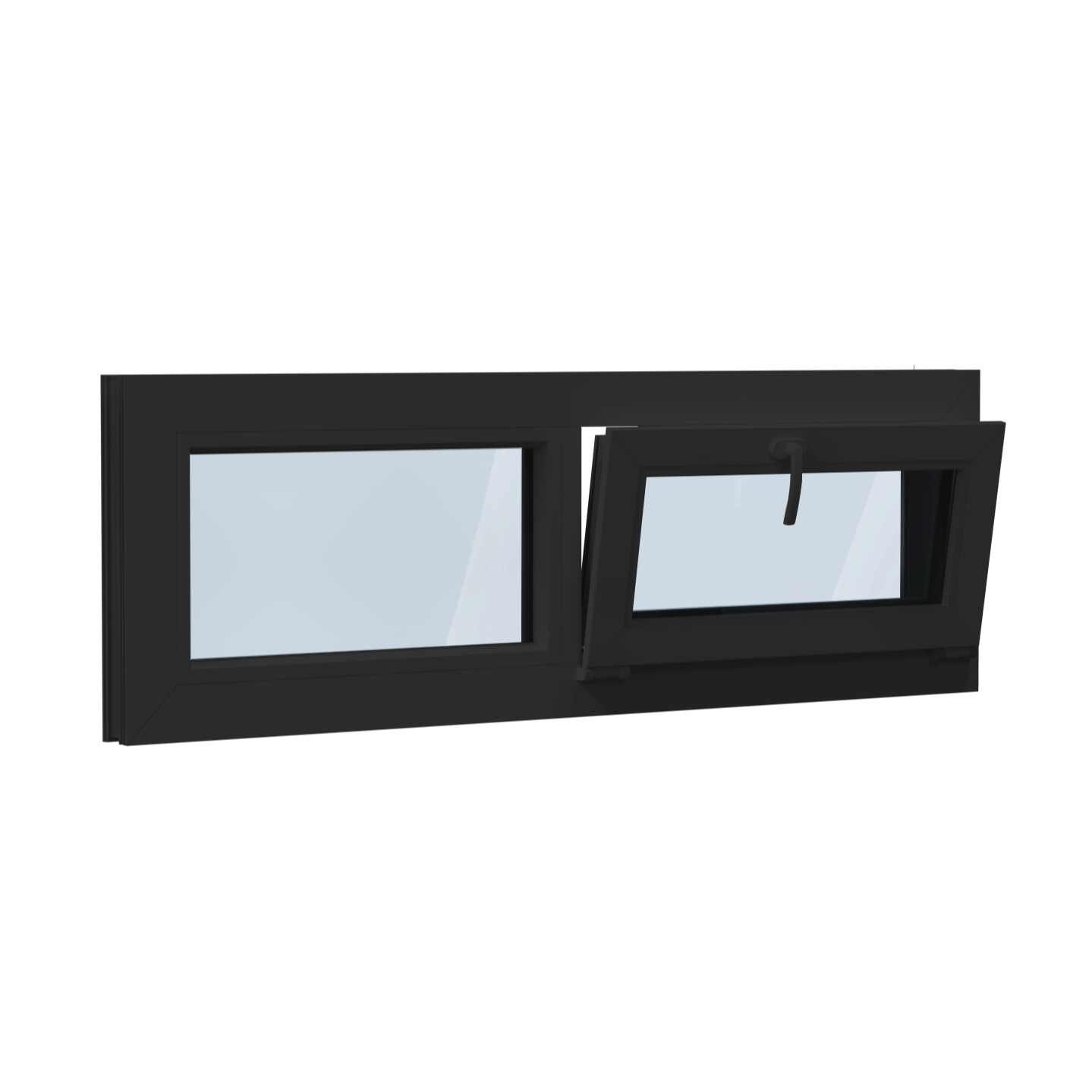 Vast-kiep aluminium kozijn