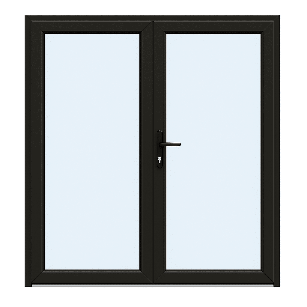Aluminium tuindeur met volledig glas