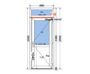 kunststof deur met kozijn aanbieding outlet